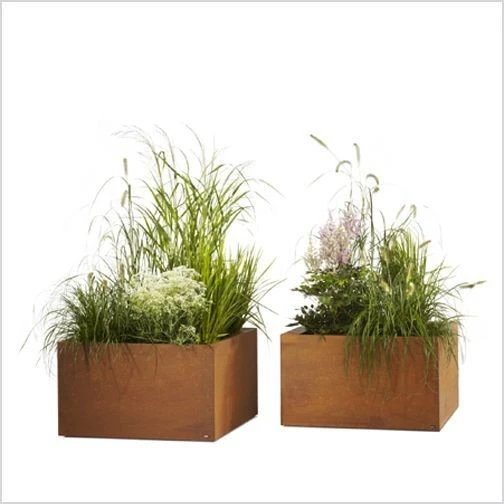 Black Big Garden Flower Pots