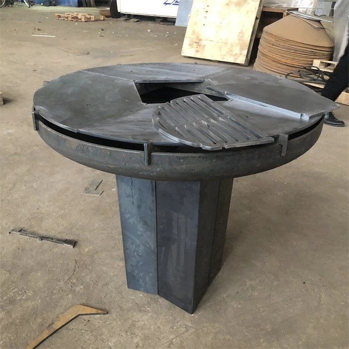Corten Steel Bbq For Outdoor Use