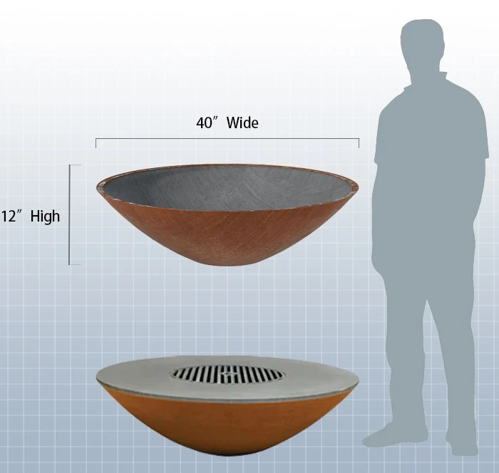Corten Steel Fire Bowl