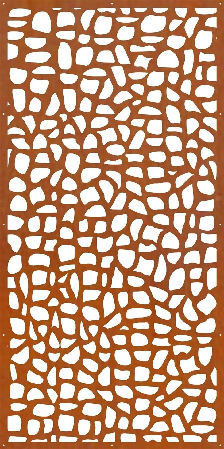 Corten Steel Garden Screen Panels