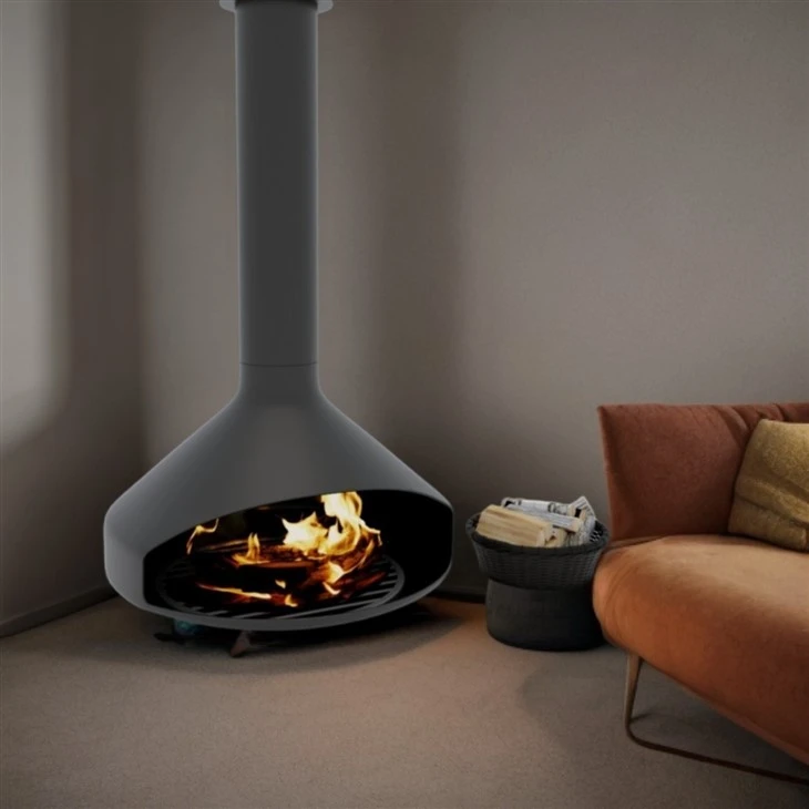 Hanging Fireplace Real Fire Suspended Fireplace