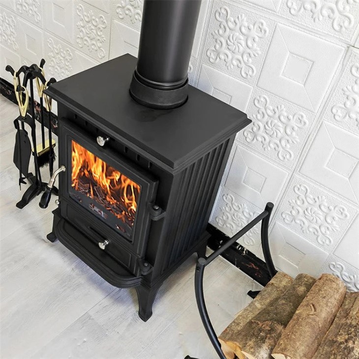 White Roman Style Surround Fireplace