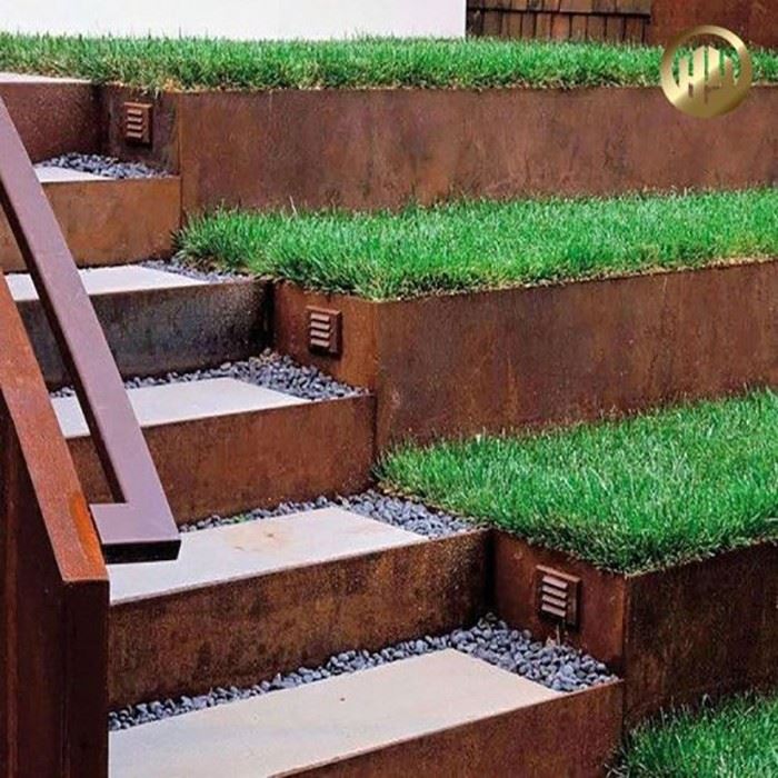 Big Custom Corten Steel Garden Sculpture
