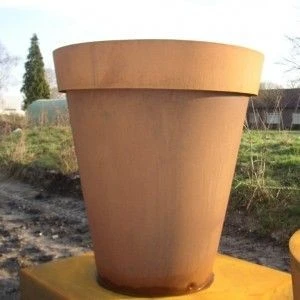 Modern Geo Steel Planter 25 X 23x 15