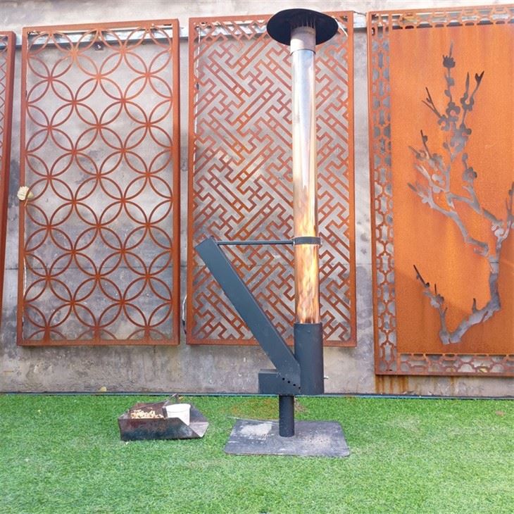 Shkw Carbon Steel Pellet Stove