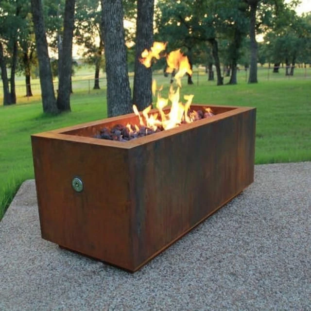 Swimming Pool Gas Fire Pit Steel Fire Pit